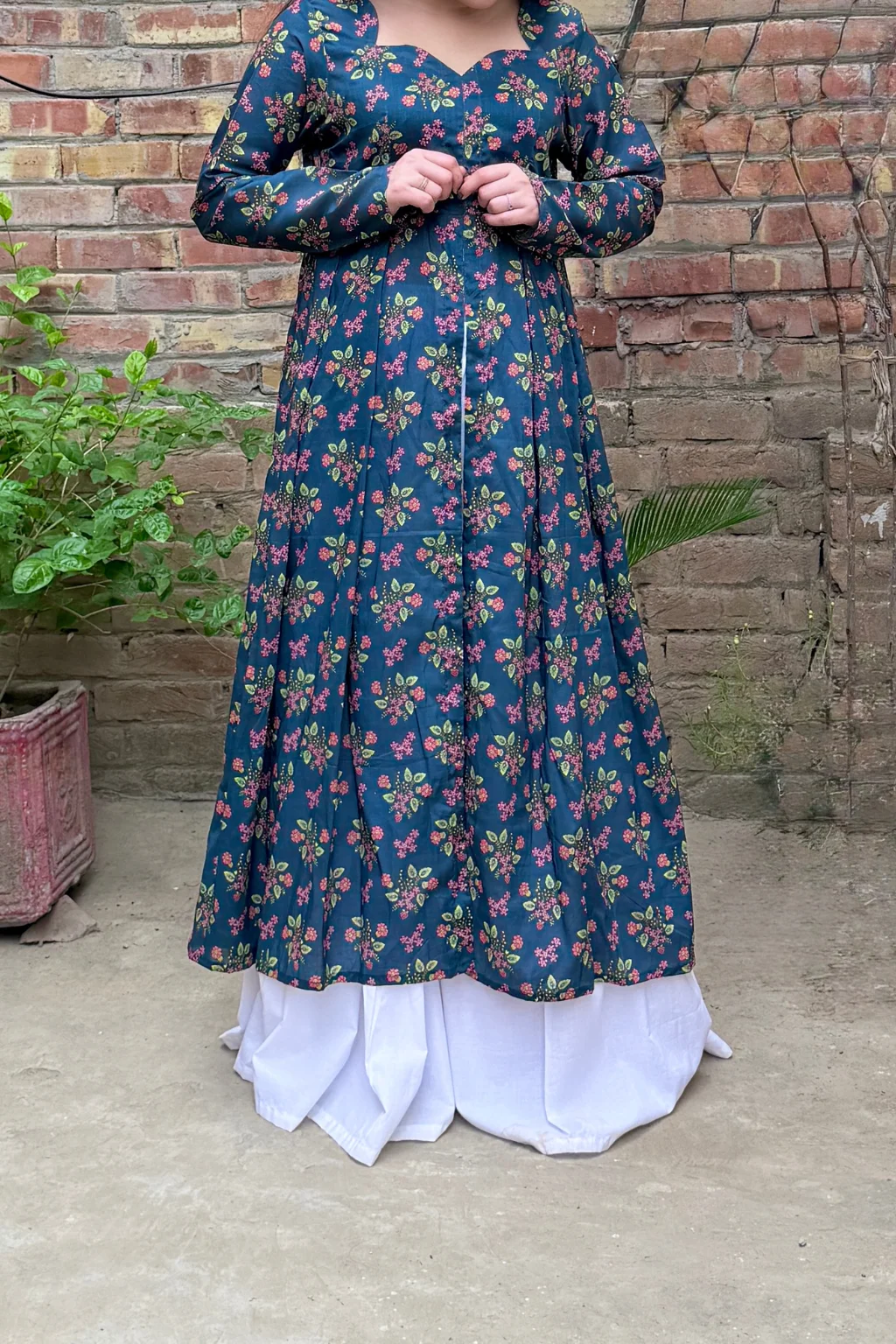 NEELI KALI LONG CORSET FROCK