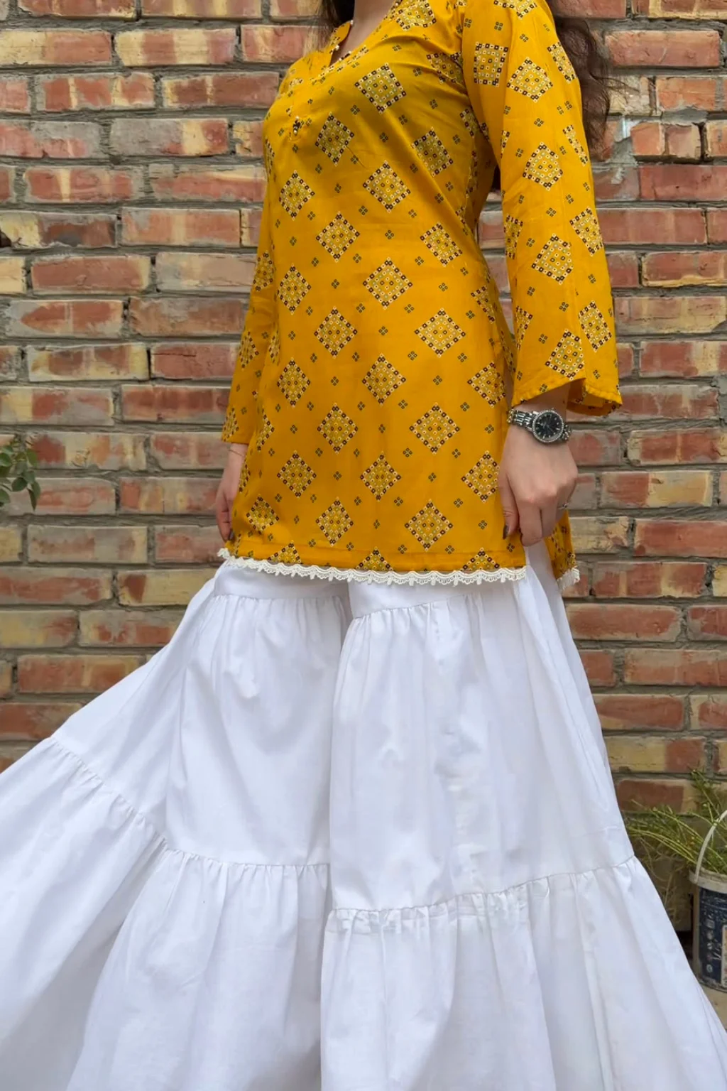 NIMBU MIRCHI CORSET KURTI