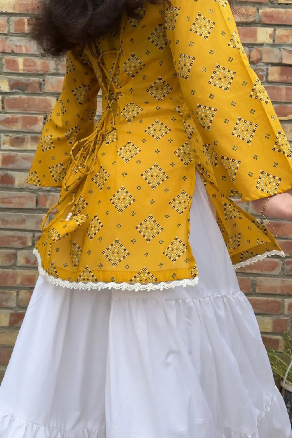 NIMBU MIRCHI CORSET KURTI