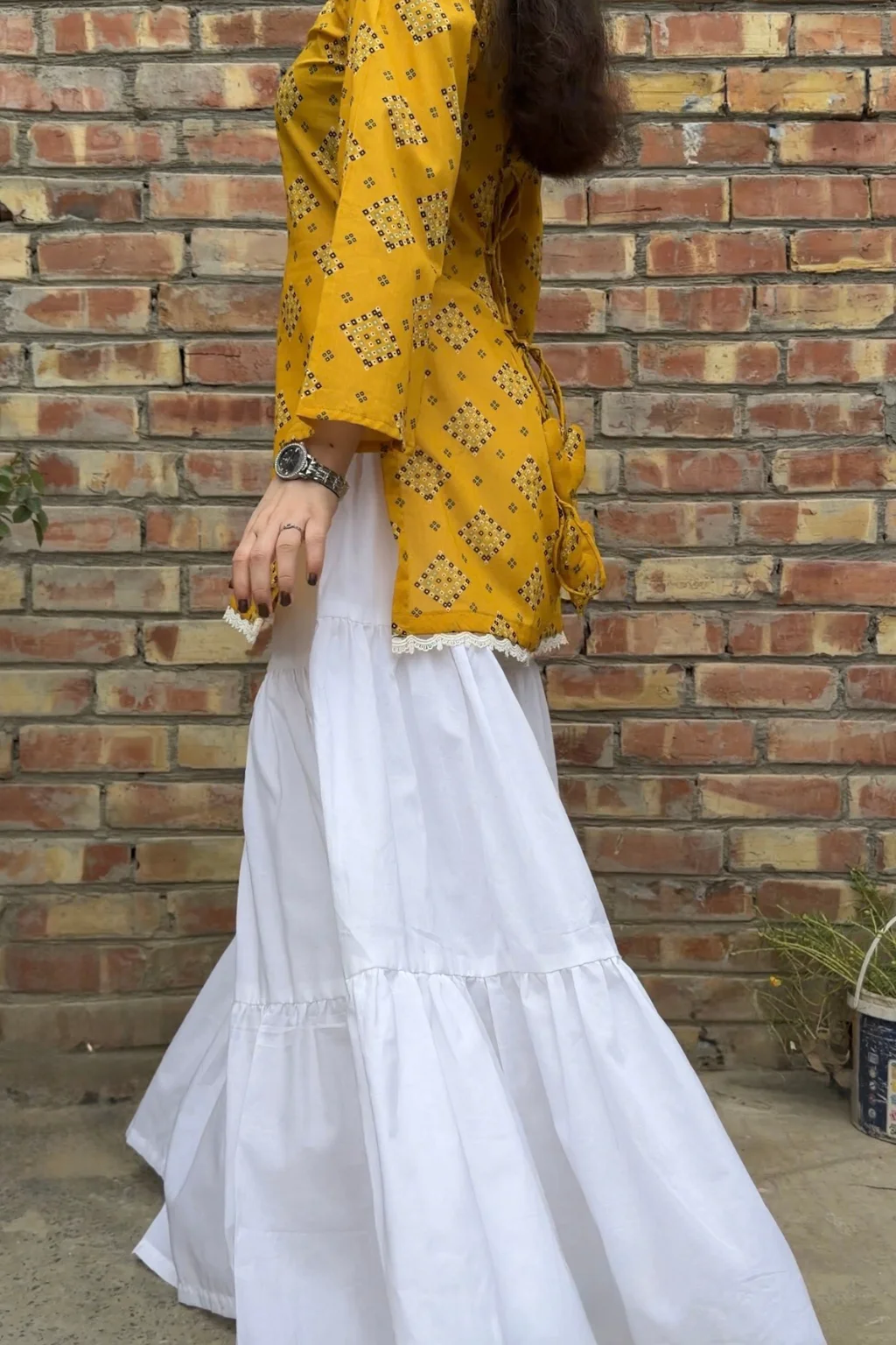 NIMBU MIRCHI CORSET KURTI