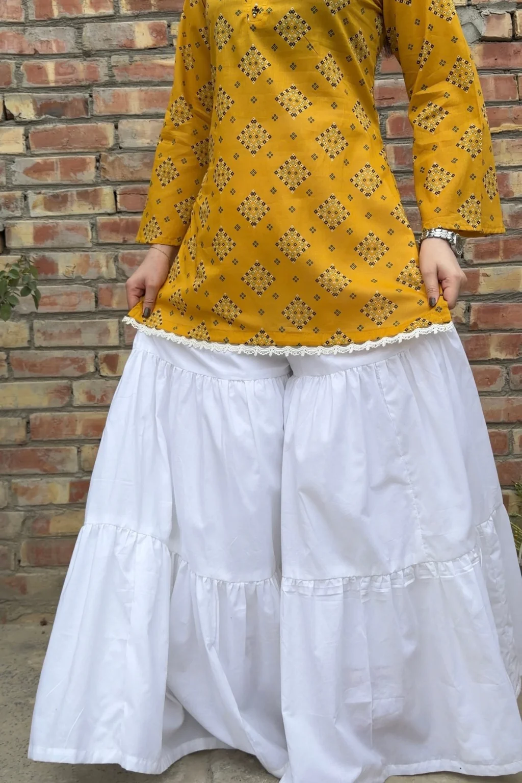NIMBU MIRCHI CORSET KURTI