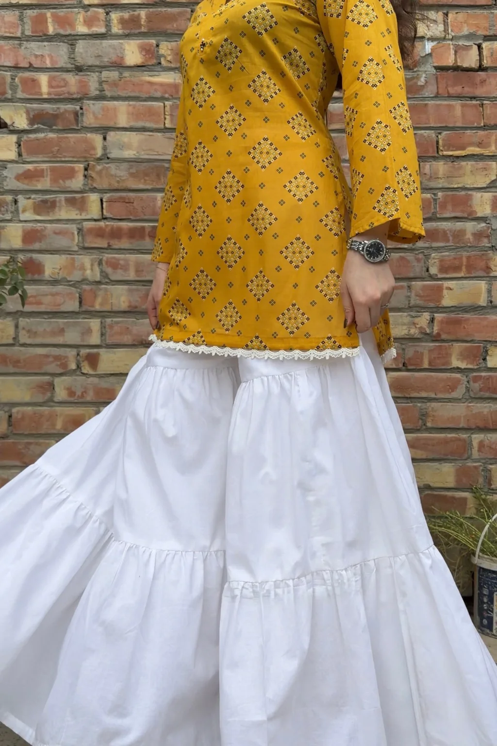 NIMBU MIRCHI CORSET KURTI